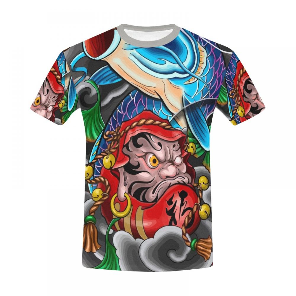 Tee-shirt Court Art Mythologie Japonaise Hommes