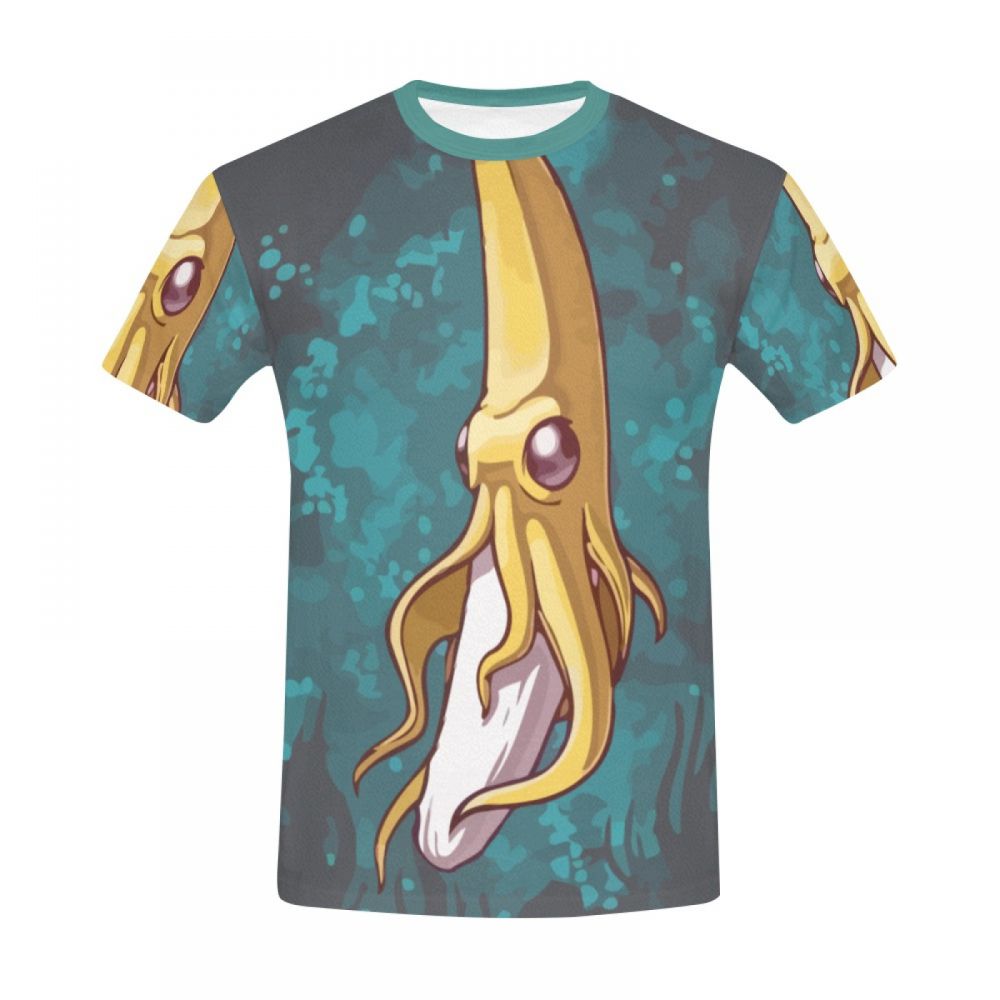 Tee-shirt Court Art De La Banane Le Monde Des Illustres Hommes