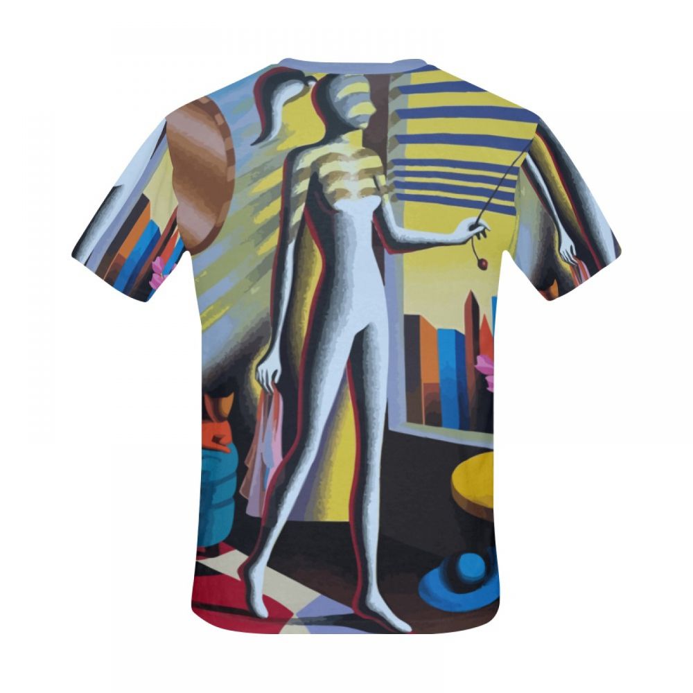 Tee-shirt Court Pop Art Nouveau Jour Hommes