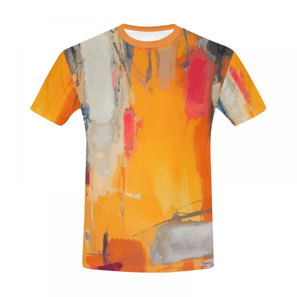 Tee-shirt Court Journée Absolue De L'art Abstrait Hommes