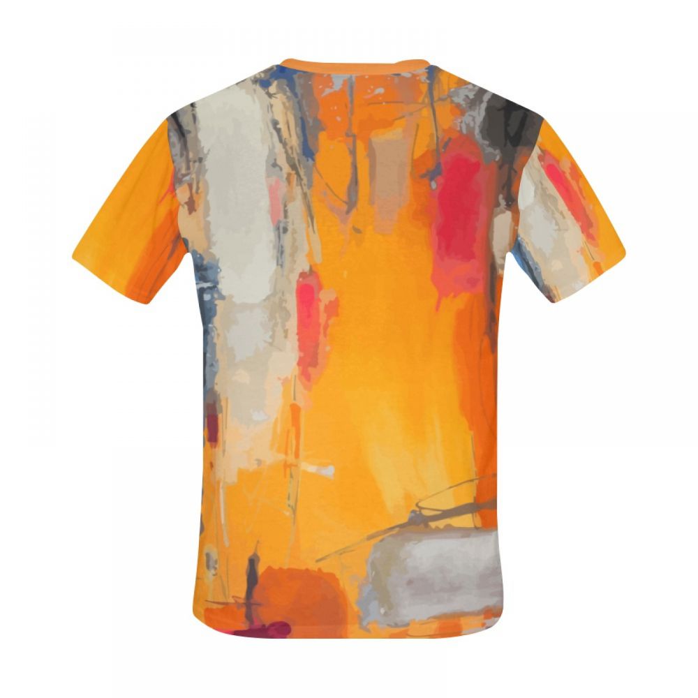 Tee-shirt Court Journée Absolue De L'art Abstrait Hommes