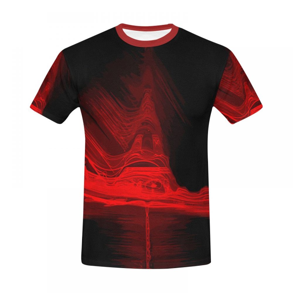 Tee-shirt Court Art Numérique Tour Eiffel Hommes