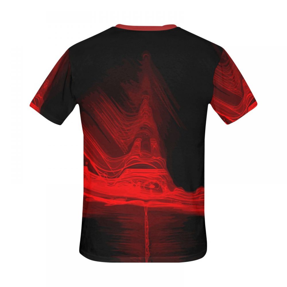 Tee-shirt Court Art Numérique Tour Eiffel Hommes