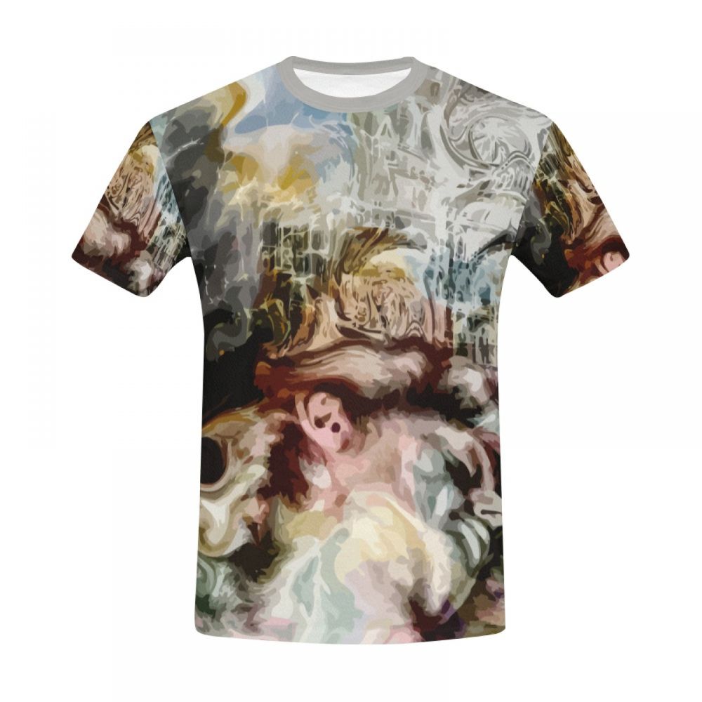 Tee-shirt Court Rêve Coulant D'art Hommes