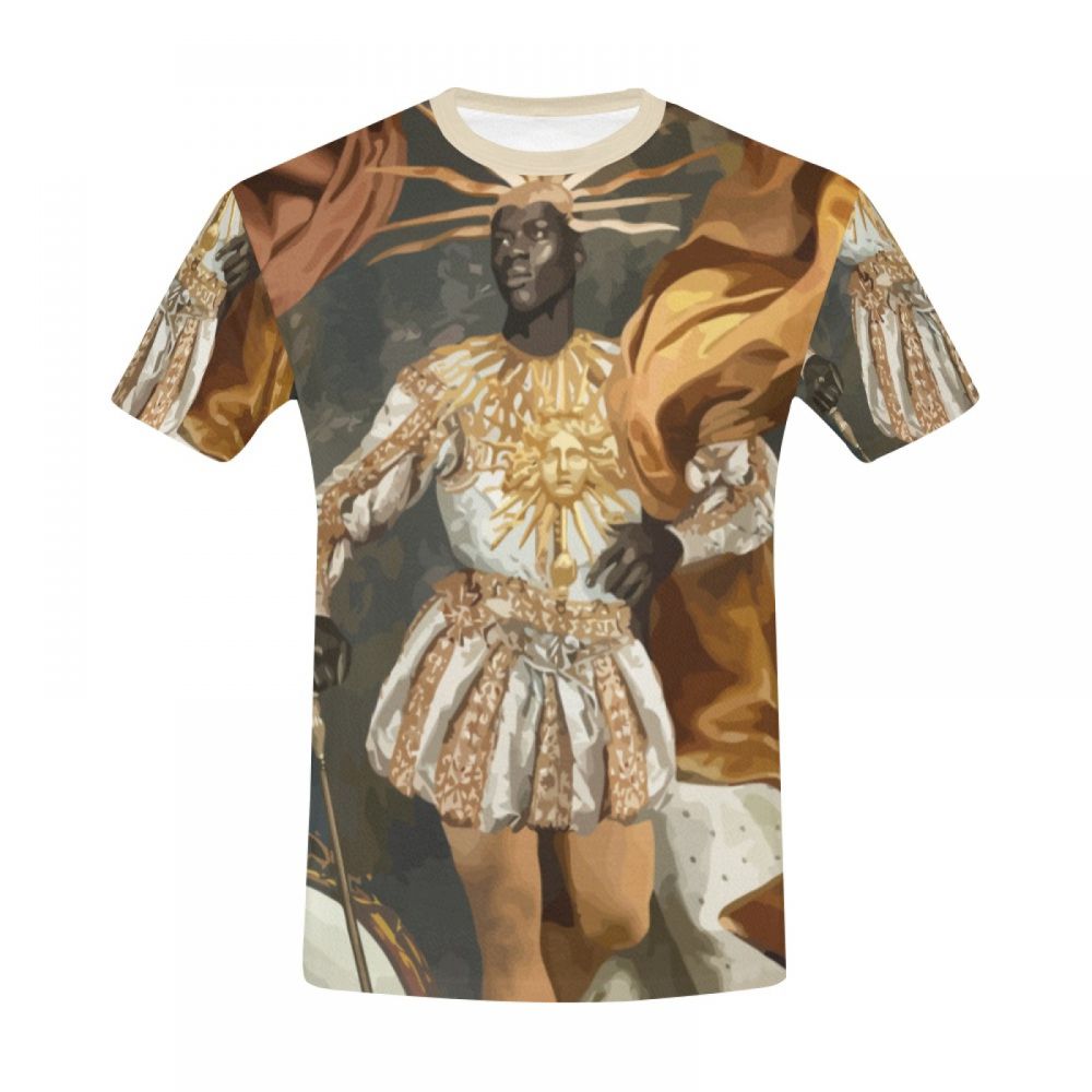 Tee-shirt Court Roi De La Danse De L'art Conceptuel Hommes