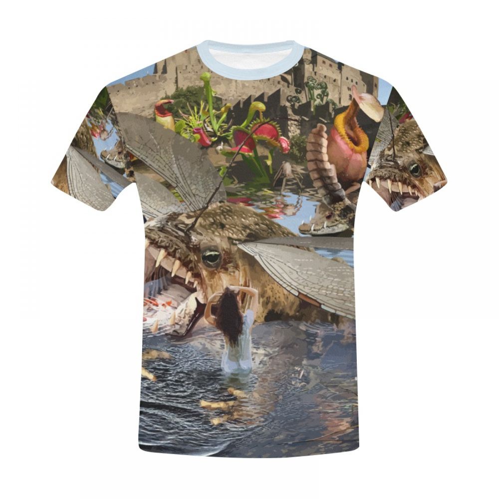 Tee-shirt Court Art Animalier Forêt Vierge Hommes