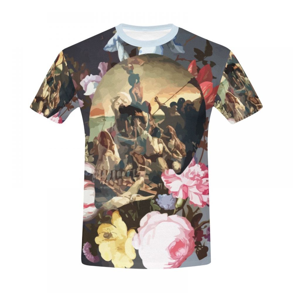 Tee-shirt Court Art Surréalisme Renaissance Guerre Hommes