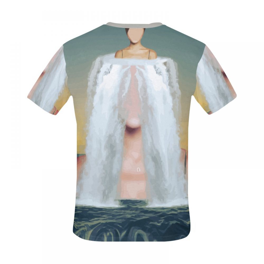 Tee-shirt Court Art Réalisme Renaissance Cri Hommes