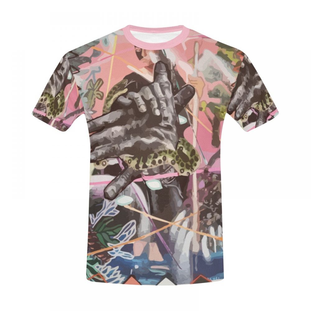 Tee-shirt Court Art Nature Morte Zoe Mains Croisées Hommes