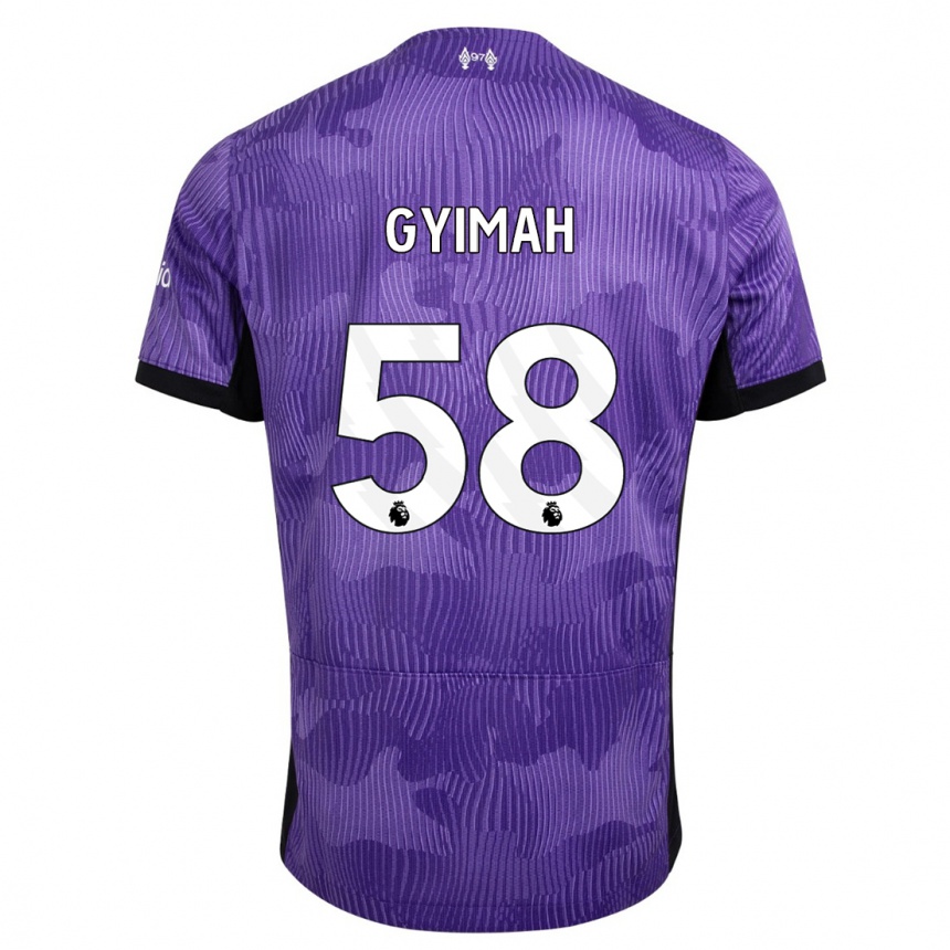 Enfant Football Maillot Francis Gyimah #58 Violet Troisieme 2023/24