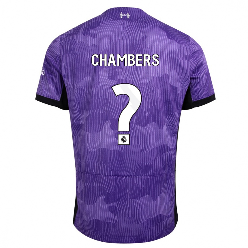 Enfant Football Maillot Luke Chambers #0 Violet Troisieme 2023/24