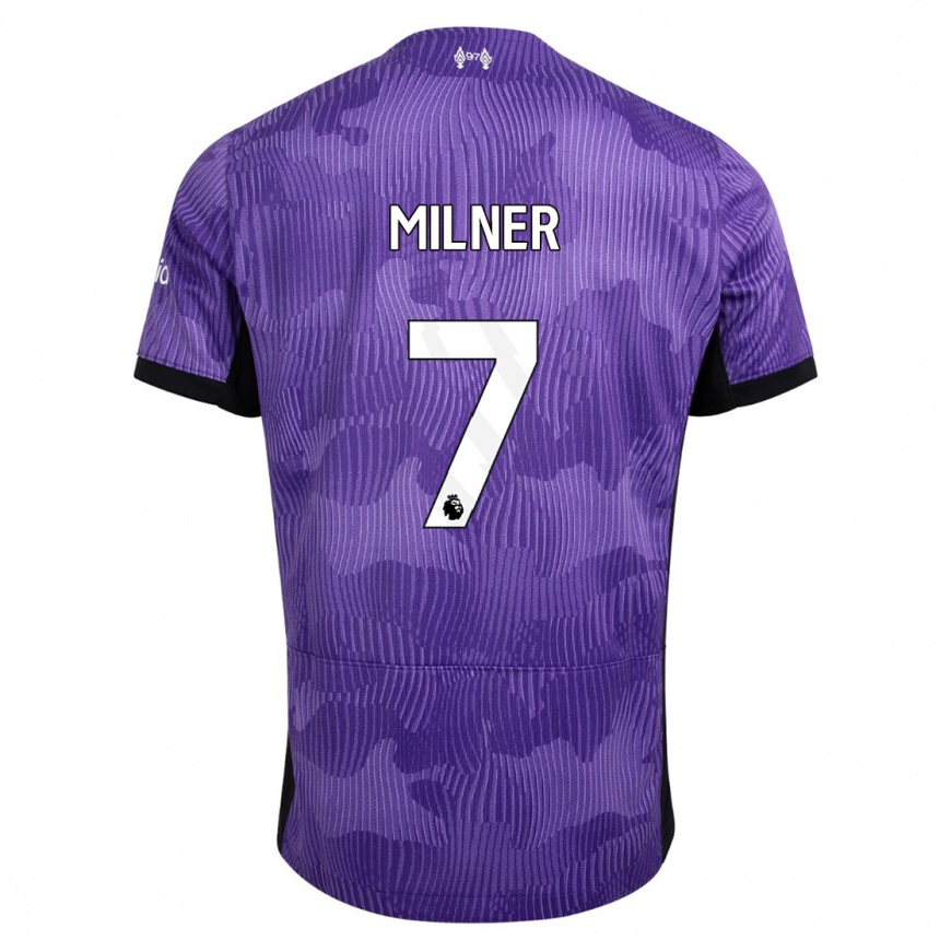 Enfant Football Maillot James Milner #7 Violet Troisieme 2023/24