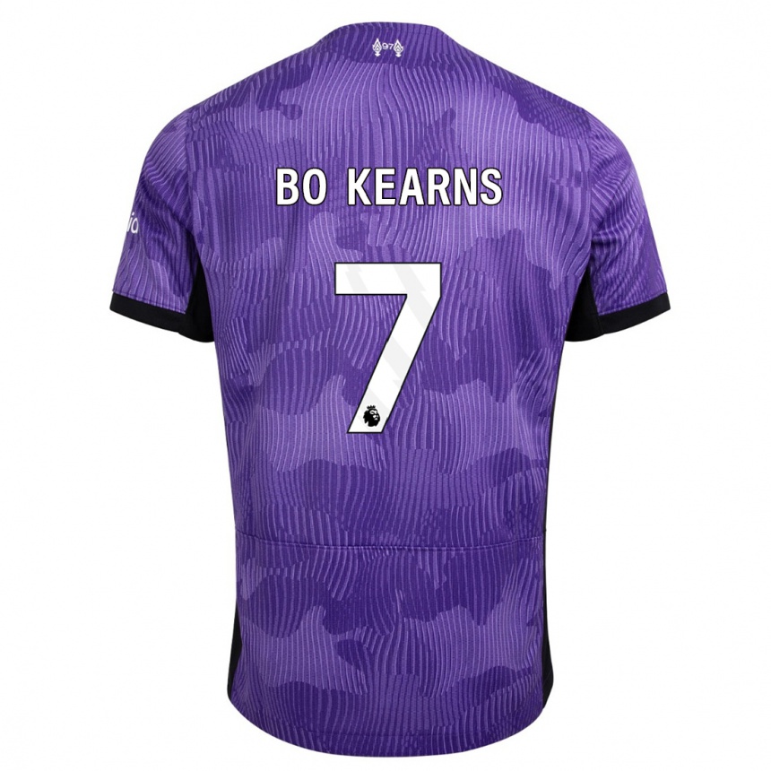 Enfant Football Maillot Missy Bo Kearns #7 Violet Troisieme 2023/24