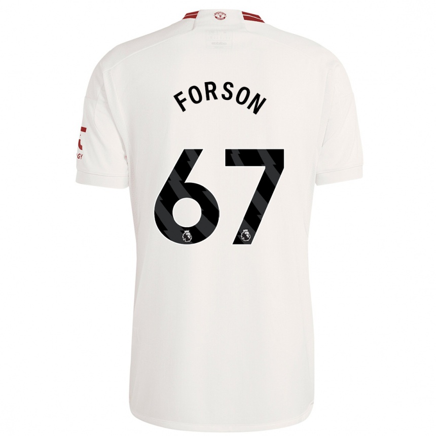 Enfant Football Maillot Omari Forson #67 Blanc Troisieme 2023/24