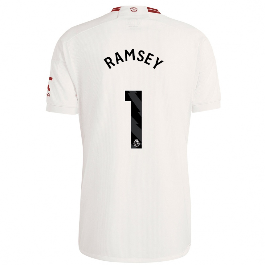 Enfant Football Maillot Emily Ramsey #1 Blanc Troisieme 2023/24