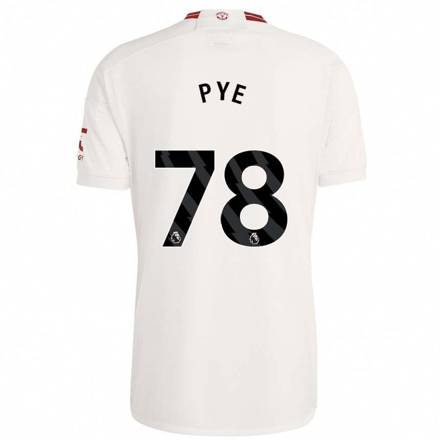 Enfant Football Maillot Logan Pye #78 Blanc Troisieme 2023/24