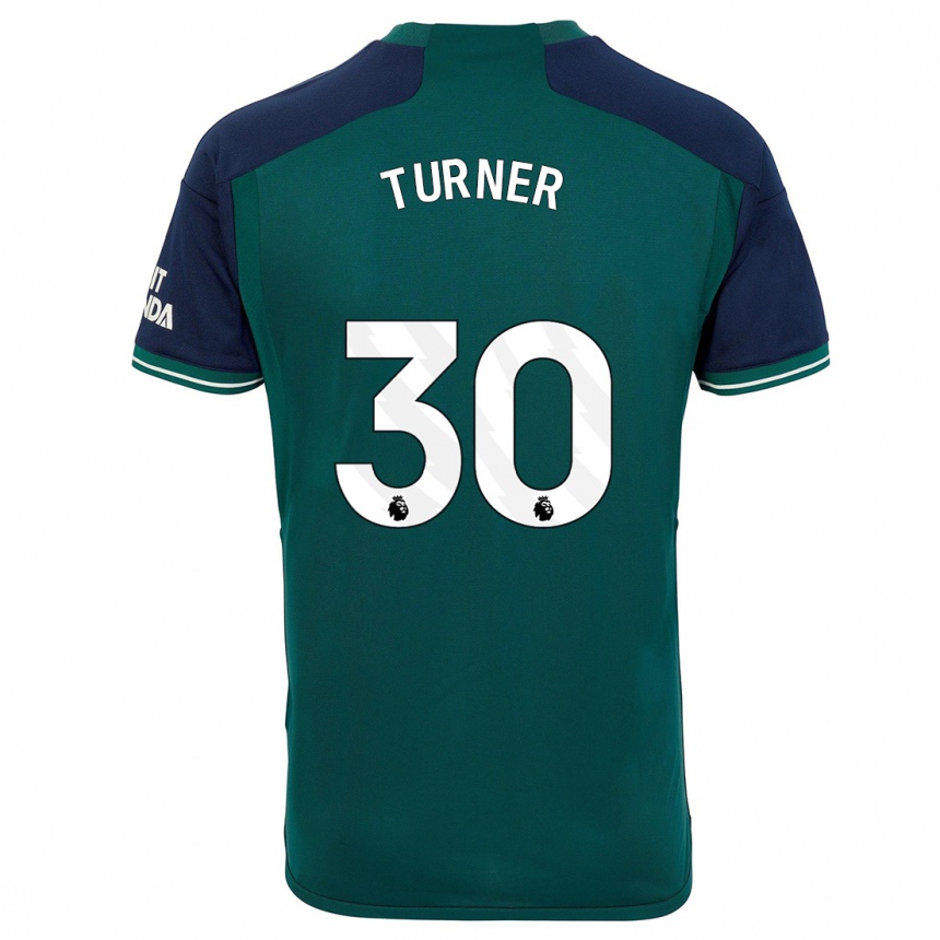 Enfant Football Maillot Matt Turner #30 Vert Troisieme 2023/24