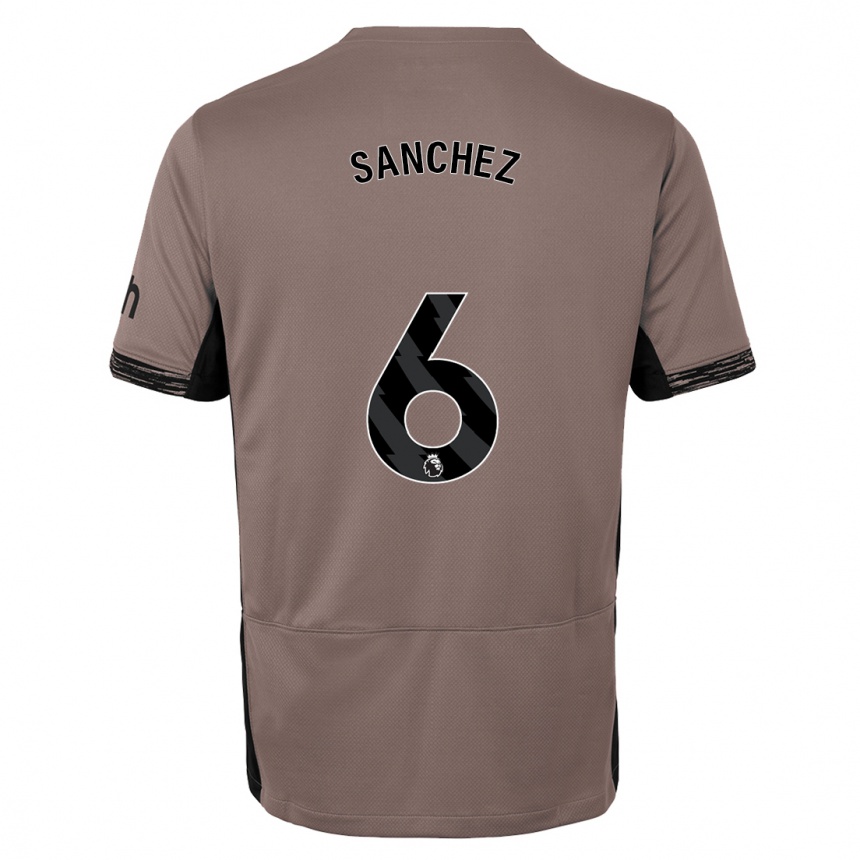 Enfant Football Maillot Davinson Sanchez #6 Beige Foncé Troisieme 2023/24