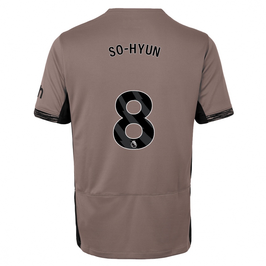 Enfant Football Maillot Cho So-Hyun #8 Beige Foncé Troisieme 2023/24