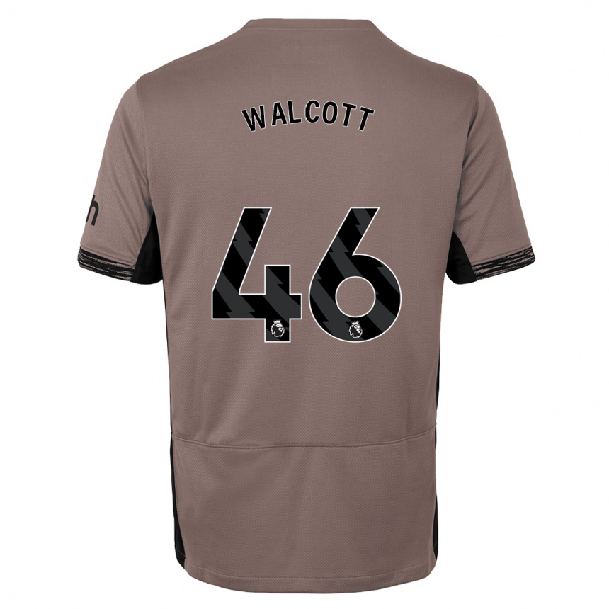 Enfant Football Maillot Malachi Fagan Walcott #46 Beige Foncé Troisieme 2023/24