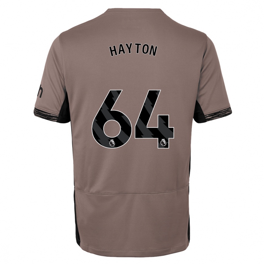 Enfant Football Maillot Adam Hayton #64 Beige Foncé Troisieme 2023/24