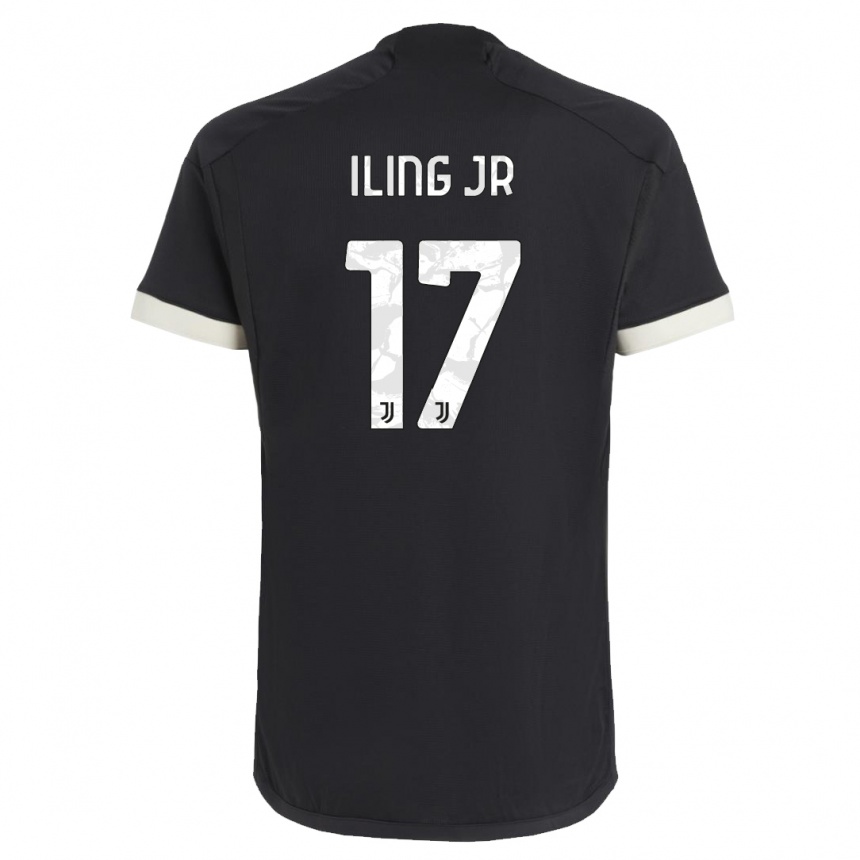 Enfant Football Maillot Samuel Iling-Junior #17 Noir Troisieme 2023/24