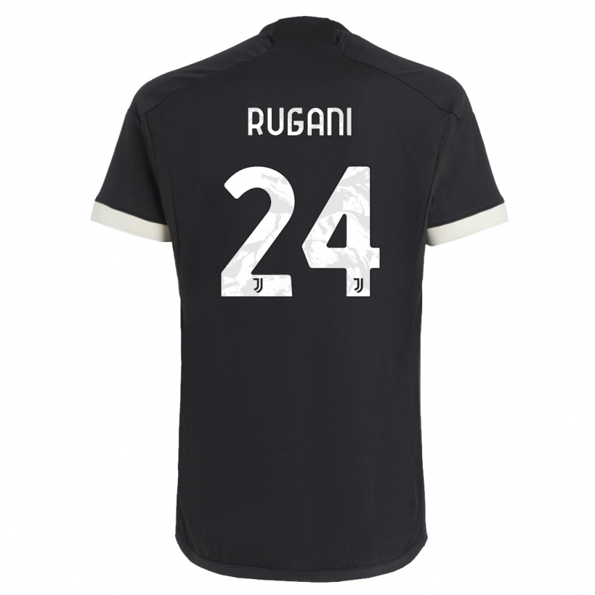 Enfant Football Maillot Daniele Rugani #24 Noir Troisieme 2023/24