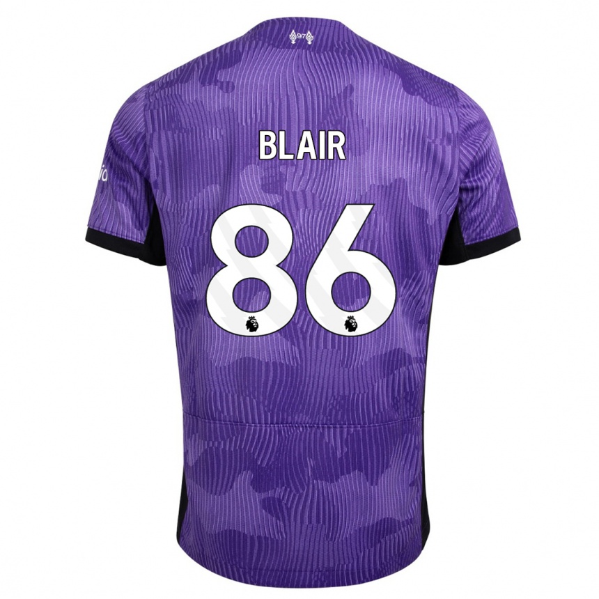 Homme Football Maillot Harvey Blair #86 Violet Troisieme 2023/24