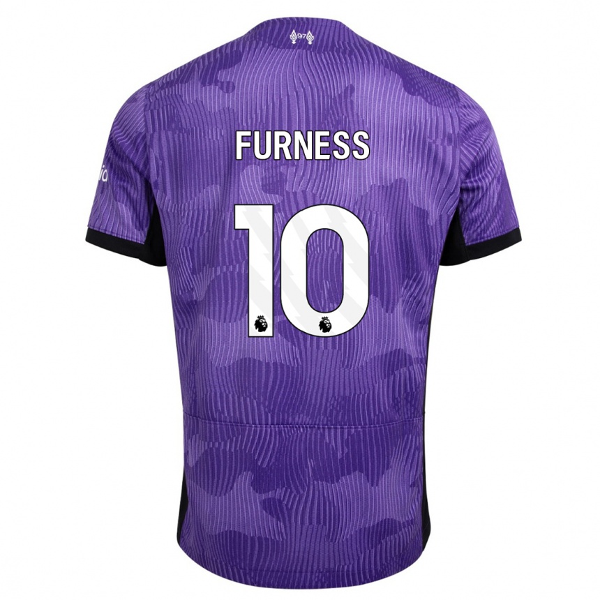 Homme Football Maillot Rachel Furness #10 Violet Troisieme 2023/24