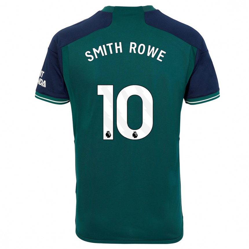 Homme Football Maillot Emile Smith Rowe #10 Vert Troisieme 2023/24