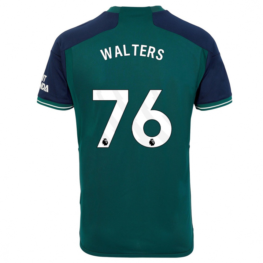 Homme Football Maillot Reuell Walters #76 Vert Troisieme 2023/24