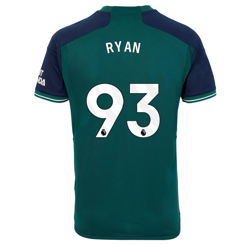 Homme Football Maillot Kamarni Ryan #93 Vert Troisieme 2023/24