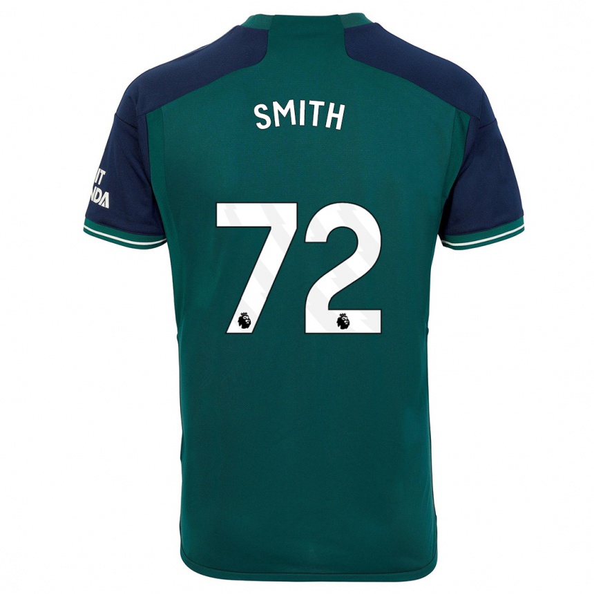 Homme Football Maillot Matt Smith #72 Vert Troisieme 2023/24