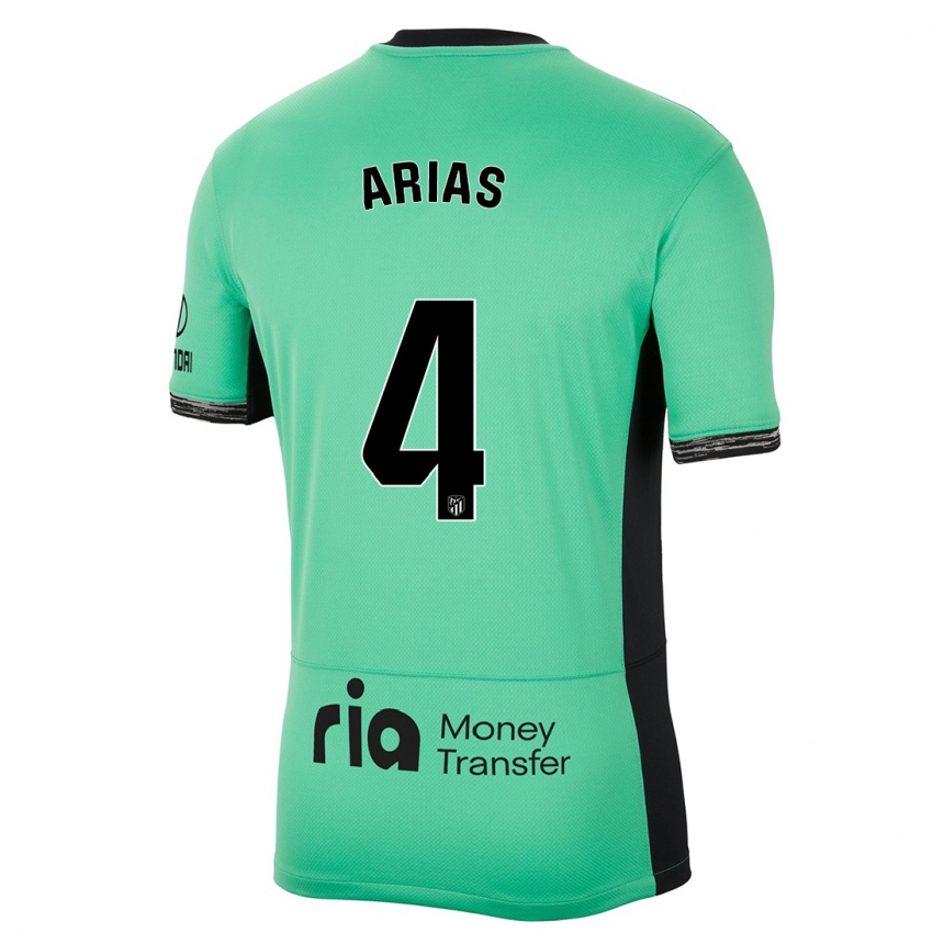 Homme Football Maillot Santiago Arias #4 Vert Printanier Troisieme 2023/24