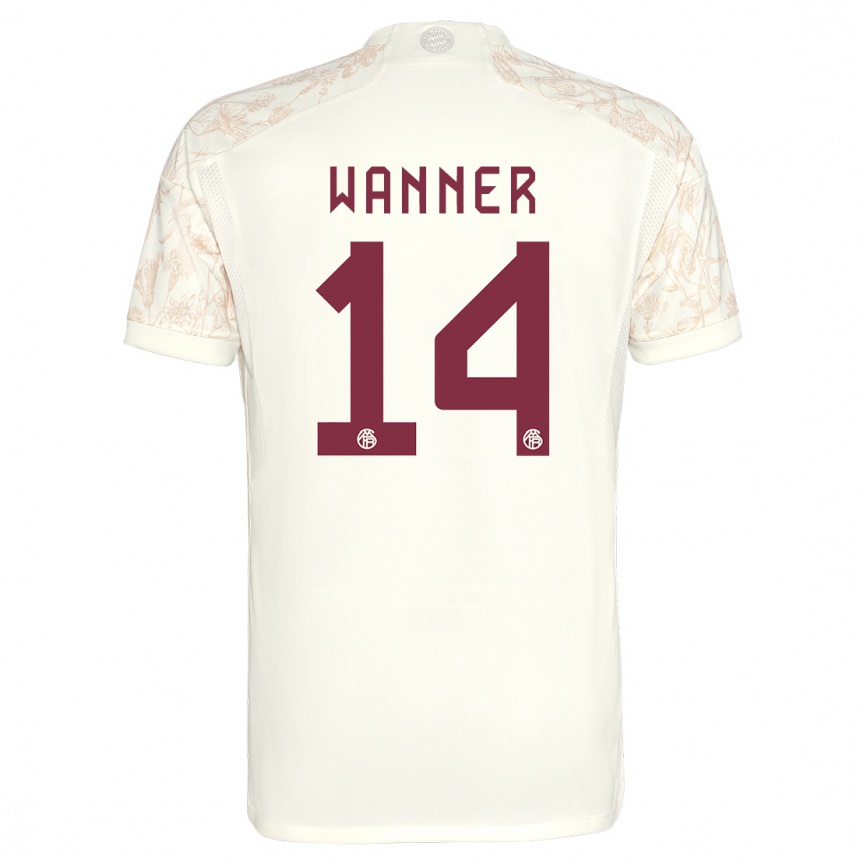 Homme Football Maillot Paul Wanner #14 Blanc Cassé Troisieme 2023/24