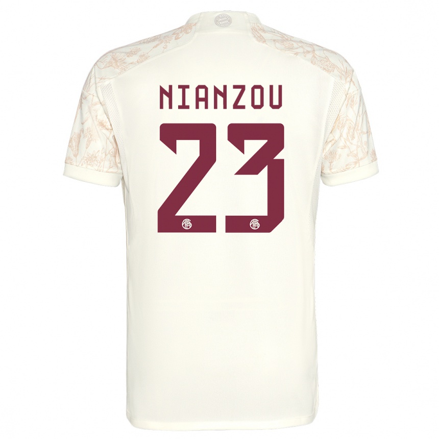 Homme Football Maillot Tanguy Nianzou #23 Blanc Cassé Troisieme 2023/24