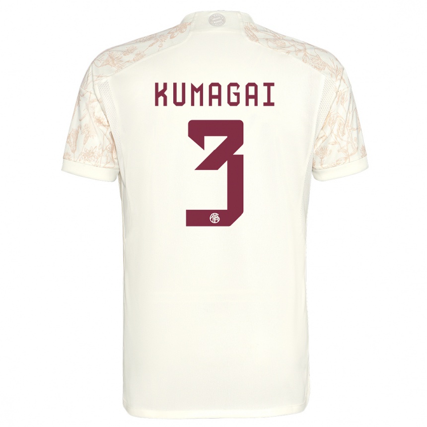 Homme Football Maillot Saki Kumagai #3 Blanc Cassé Troisieme 2023/24