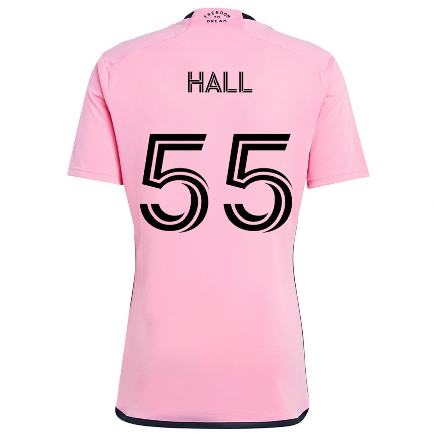 Enfant Football Maillot Tyler Hall #55 Rose Tenues Domicile 2024/25