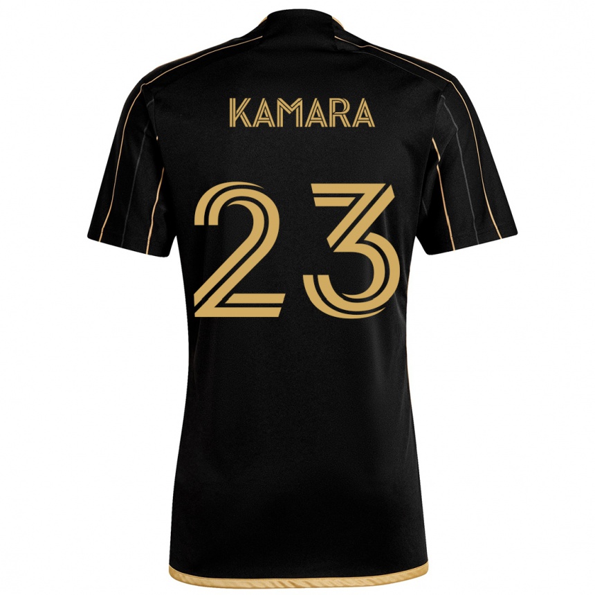 Enfant Football Maillot Kei Kamara #23 Or Noir Tenues Domicile 2024/25