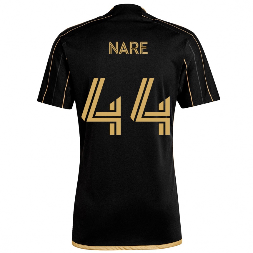 Enfant Football Maillot Thabo Nare #44 Or Noir Tenues Domicile 2024/25