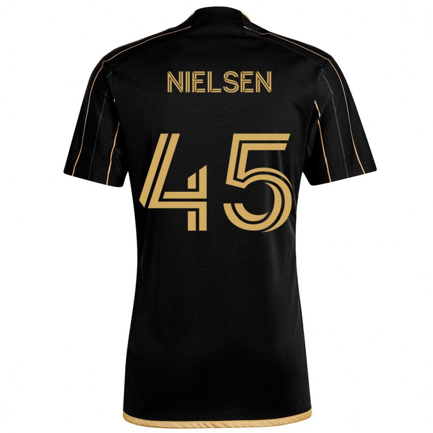 Enfant Football Maillot Kenny Nielsen #45 Or Noir Tenues Domicile 2024/25