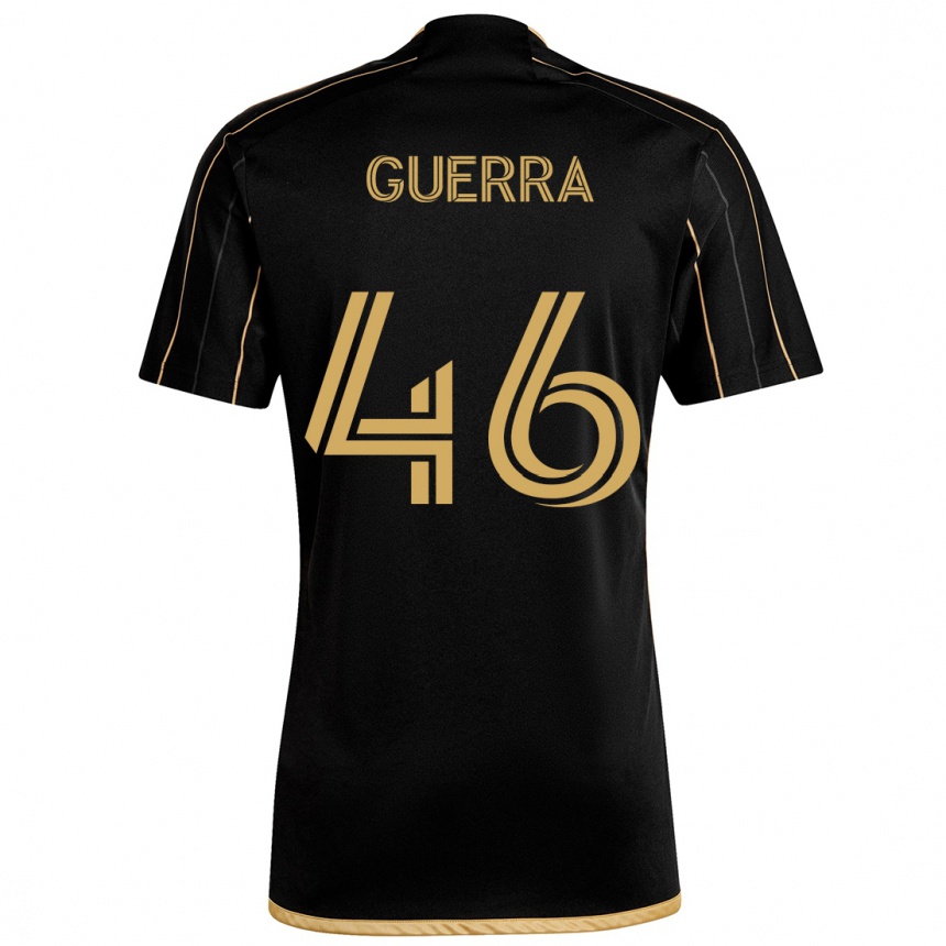 Enfant Football Maillot Decarlo Guerra #46 Or Noir Tenues Domicile 2024/25