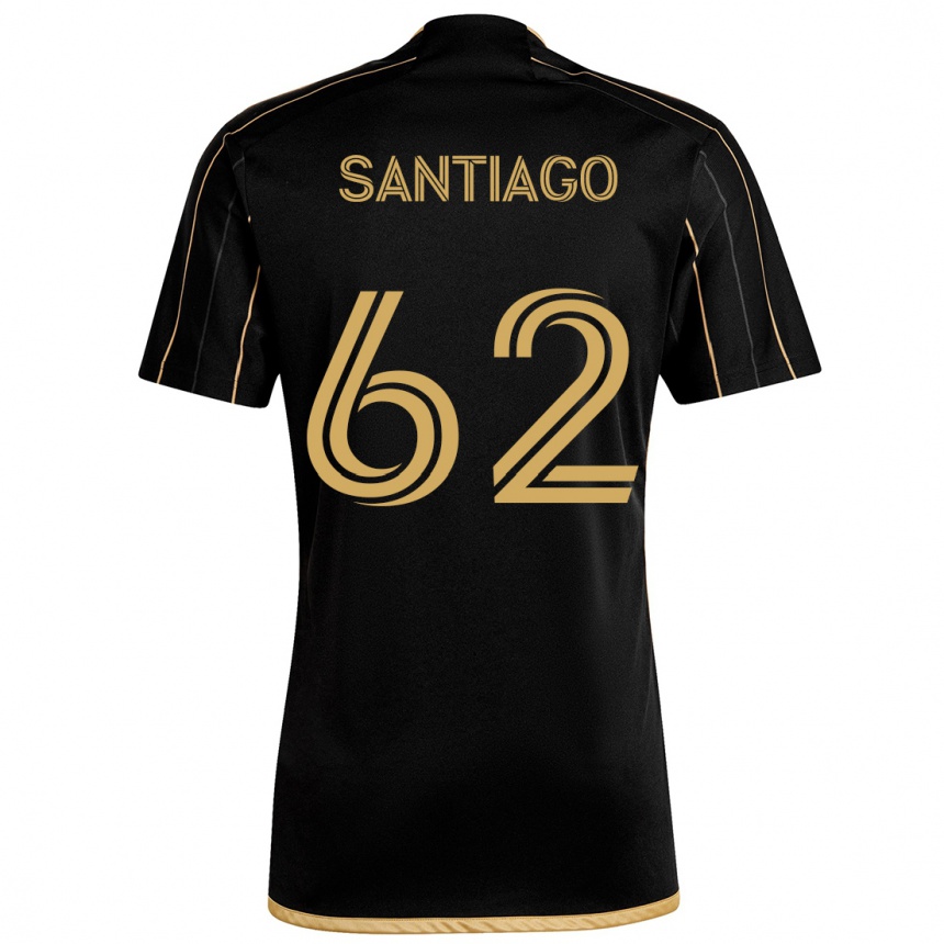 Enfant Football Maillot Joshua Santiago #62 Or Noir Tenues Domicile 2024/25