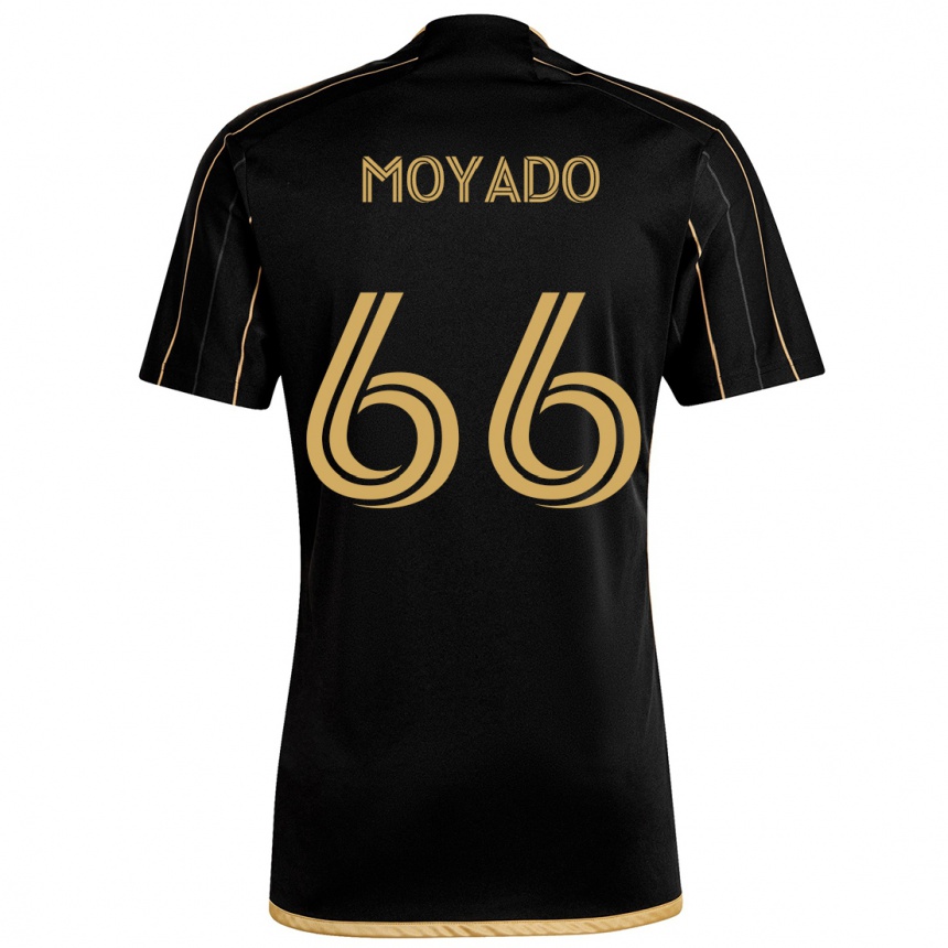 Enfant Football Maillot Bryan Moyado #66 Or Noir Tenues Domicile 2024/25