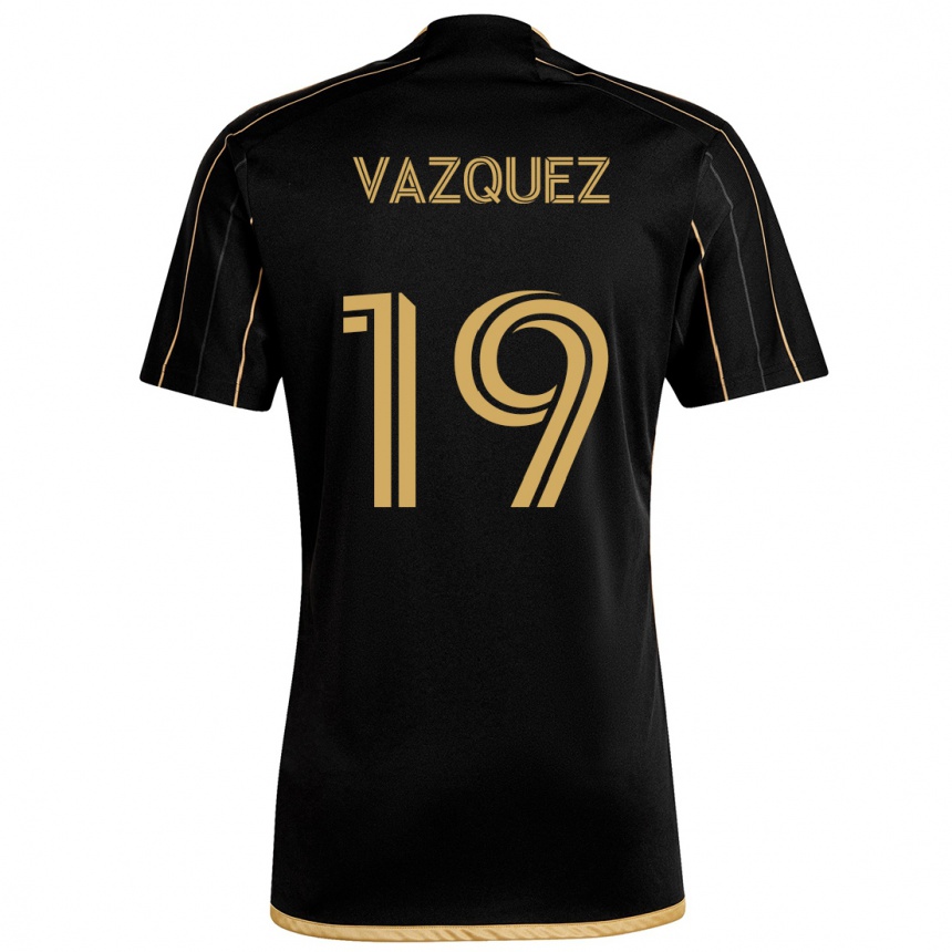 Enfant Football Maillot Favian Vazquez #19 Or Noir Tenues Domicile 2024/25