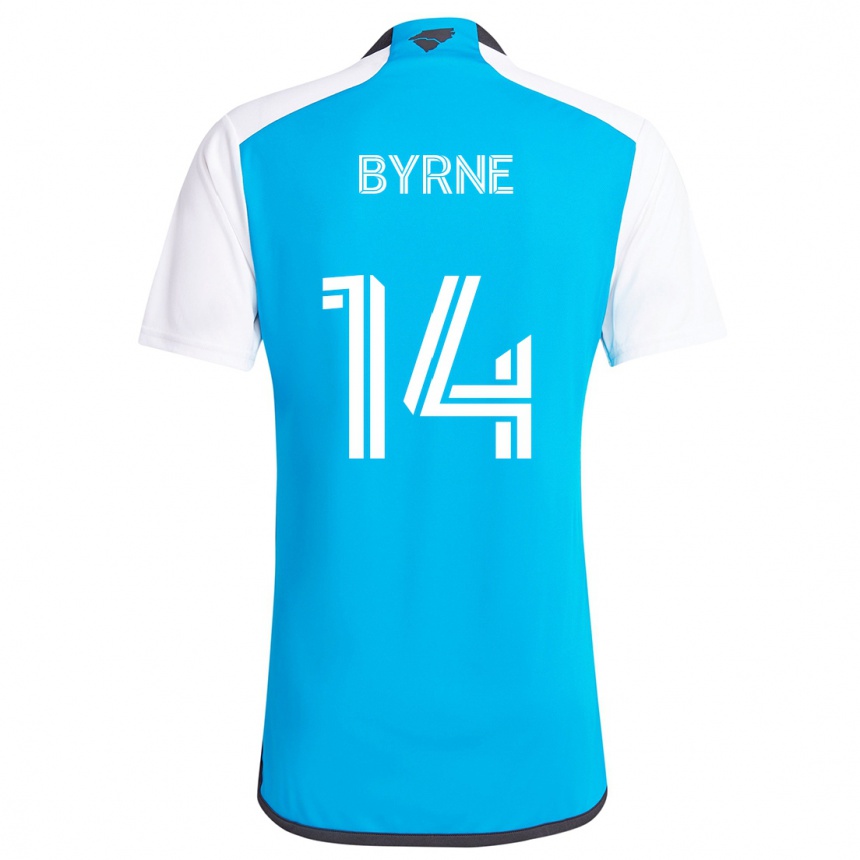 Enfant Football Maillot Nathan Byrne #14 Bleu Blanc Tenues Domicile 2024/25