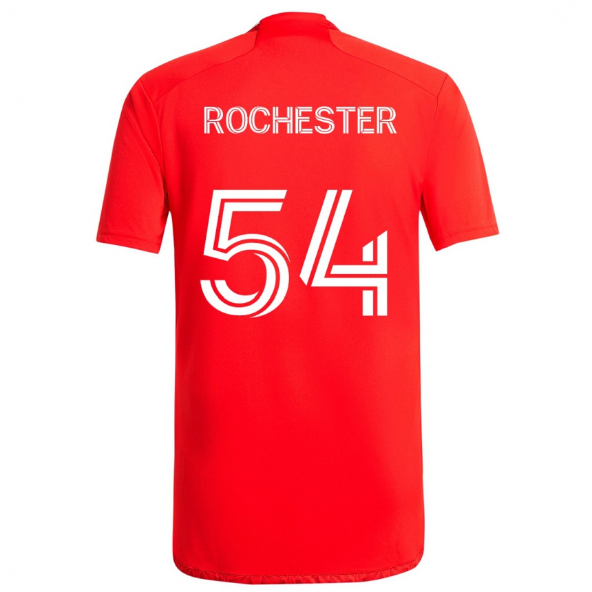 Enfant Football Maillot Lamonth Rochester #54 Rouge Blanc Tenues Domicile 2024/25