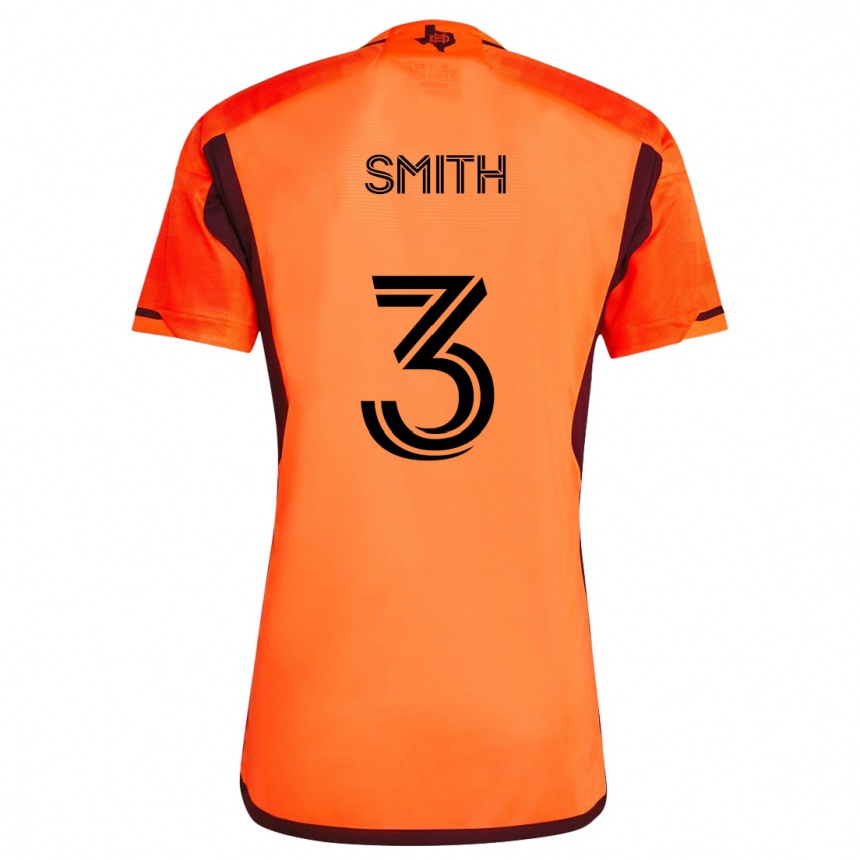 Enfant Football Maillot Brad Smith #3 Orange Noir Tenues Domicile 2024/25