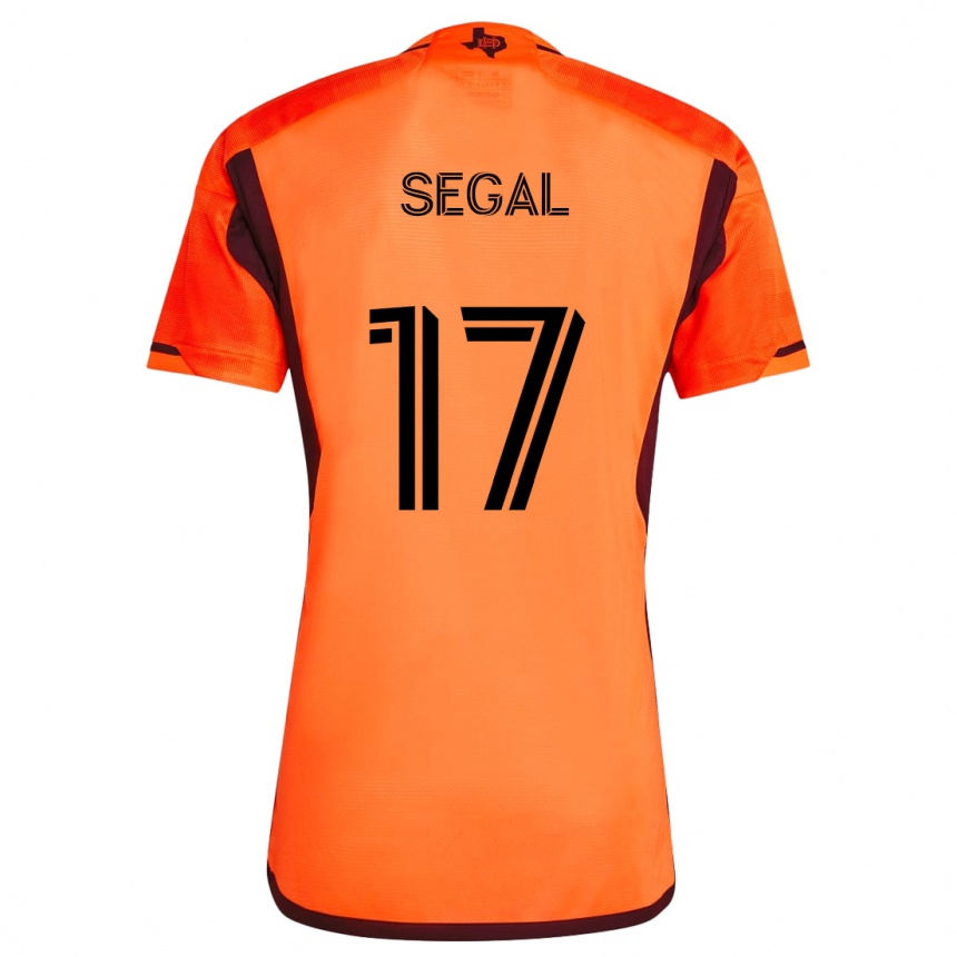 Enfant Football Maillot Gabriel Segal #17 Orange Noir Tenues Domicile 2024/25