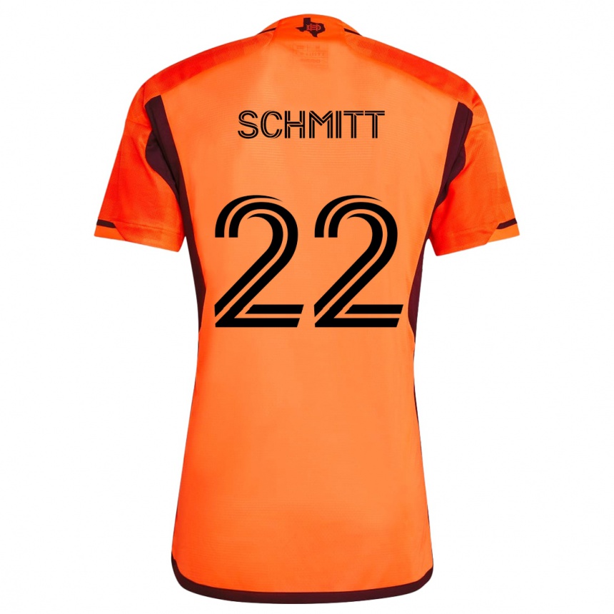 Enfant Football Maillot Tate Schmitt #22 Orange Noir Tenues Domicile 2024/25